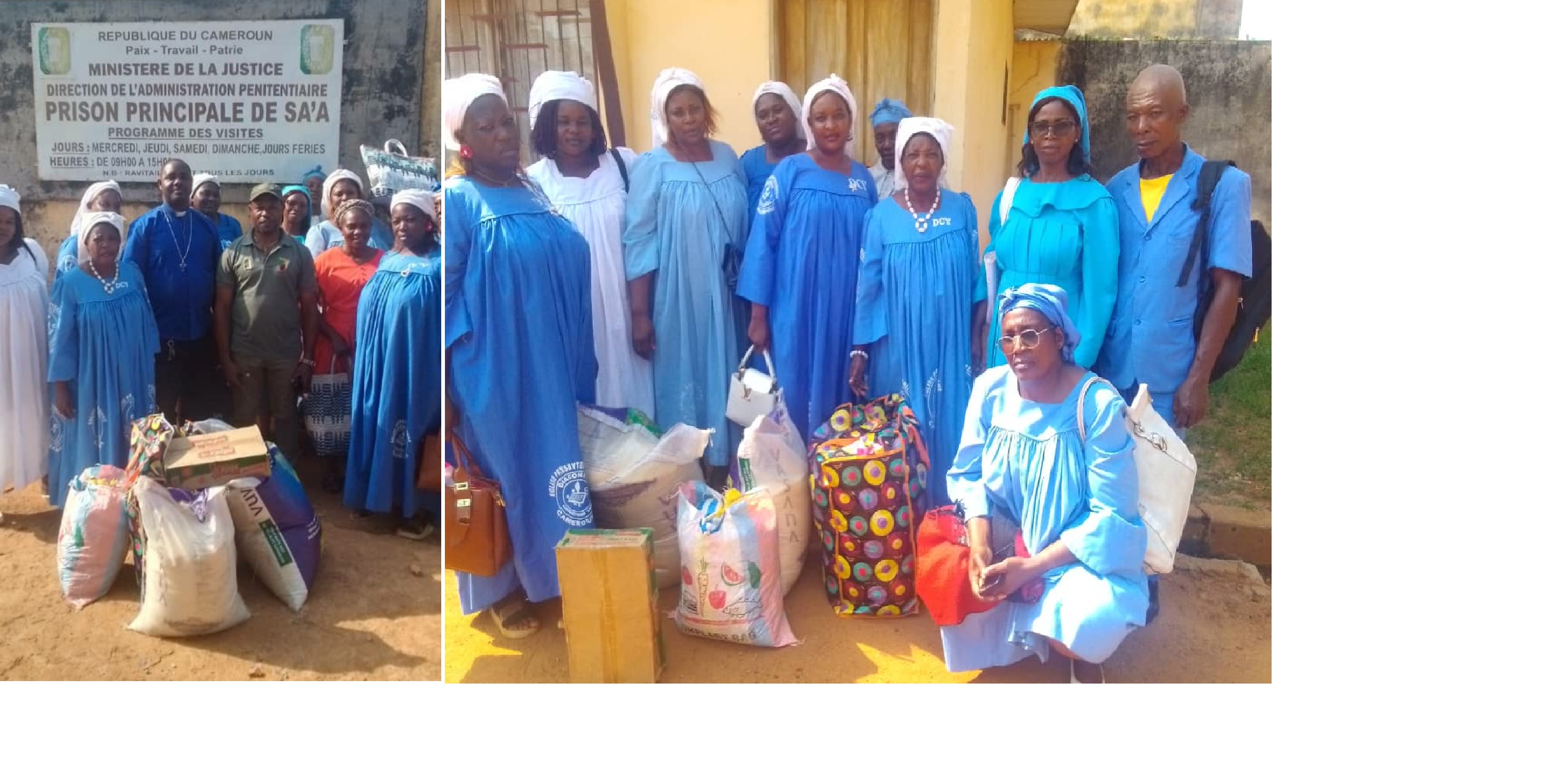 Visite à la prison principale de Saa par le pôle Ntsomono